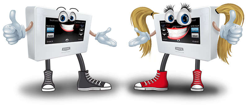 Thermostat Mascots